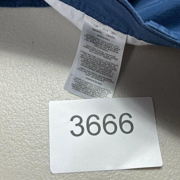 Columbia Shorts Mens 36 Blue Chino‎ FLAW Washed Out Flat Front Cotton Classic - Picture 9 of 9